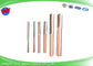 Electrodos del tungsteno M5/electrodo de cobre del cobre que roscan sin agujero