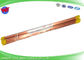 Tubo de cobre de la precisión EDM con el X.400 doble del agujero 0,8 para la perforadora de EDM