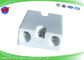 Makino EDM parte la placa de cerámica blanca del aislador de la placa 33EC095A401=3