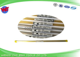 El tubo de cobre amarillo por encargo 0.17m m de EDM aplicó el proceso de alta velocidad de la perforación de EDM