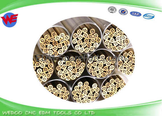 Tubo de latón EDM de entrega rápida / Tubo de latón Multitaladro Ø2.5 X 400 mmL Ø3.0x400