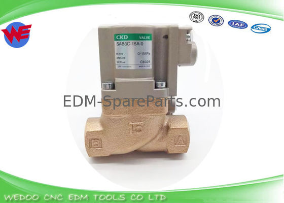 SAB3C-15A-O Sodick EDM parte la válvula de control del solenoide de la CKD SAB3C-15A-O