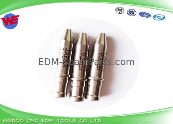 Guías de perforación EDM de 0,2 mm 0,21 mm Z140A, guía de tubo cerámico EDM para máquina de perforación