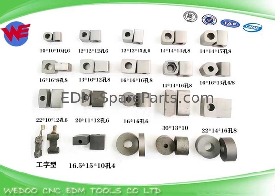 CONTACTADOR DE PODER EDM Bloque conductor de tungsteno YG8 de forma cuadrada cortado por alambre