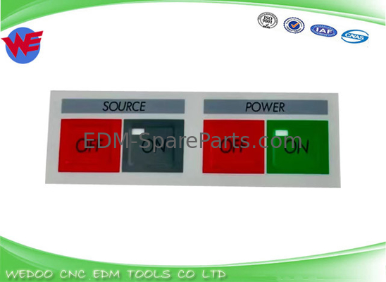 Hoja de portada para el teclado Sodick A30R VZ400 AQ327l AQ535 AQ750 A320d A280l A320d