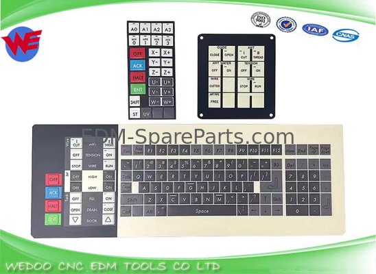 Hoja de portada para el teclado Sodick A30R VZ400 AQ327l AQ535 AQ750 A320d A280l A320d